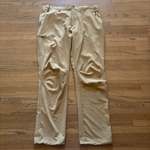 Columbia Other - Columbia Mens Silver Ridge Utility Pants Khaki Tan Stretch Hiking 38x32 XO0923